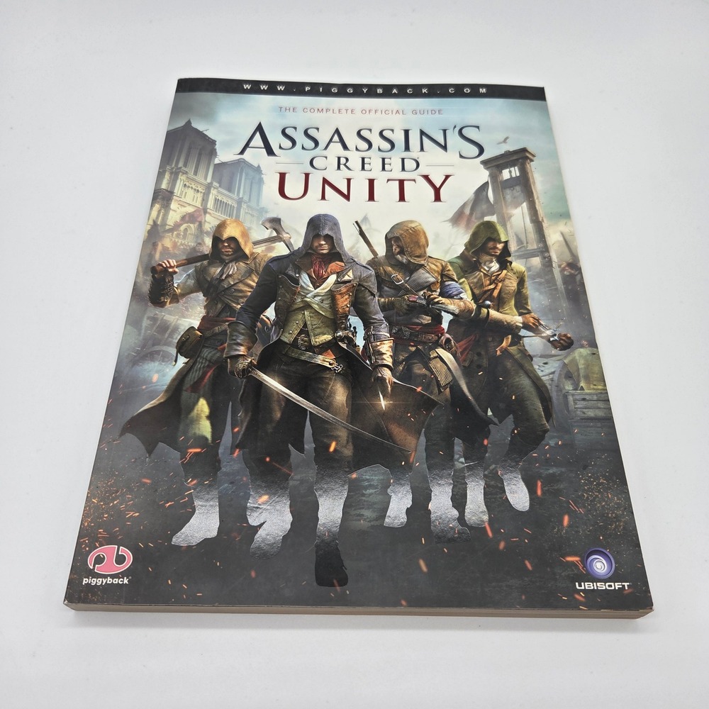 Piggyback Assassin's Creed Unity Strategy Guide Multicolor Map Poster
